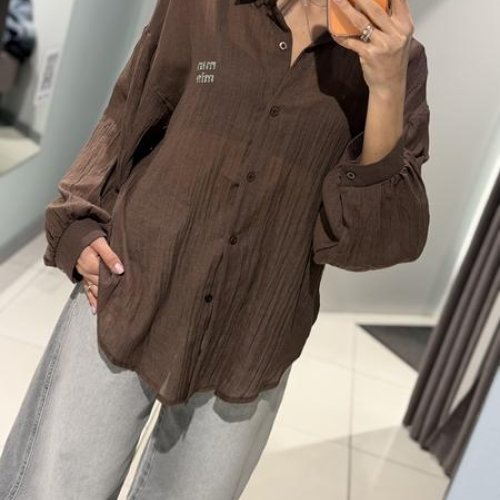 Рубашка Comod (S-L) 289 brown (лето) Comod 289 brown