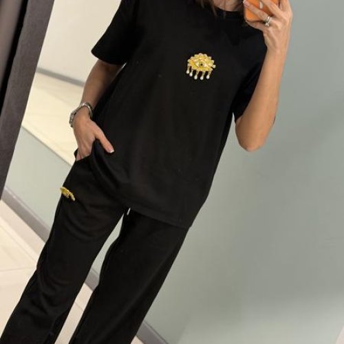 Костюм спорт Comod (S-L) 6626 black (лето) Comod 6626 black