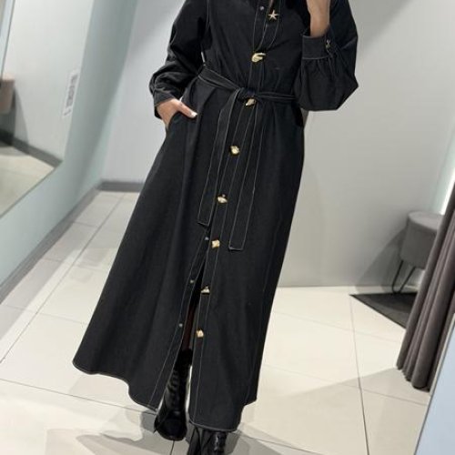Платье Comod (M-L) 9654 black (деми) Comod 9654 black