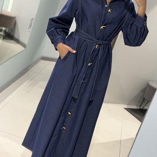 Платье Comod (M-L) 9654 blue (деми) Comod 9654 blue
