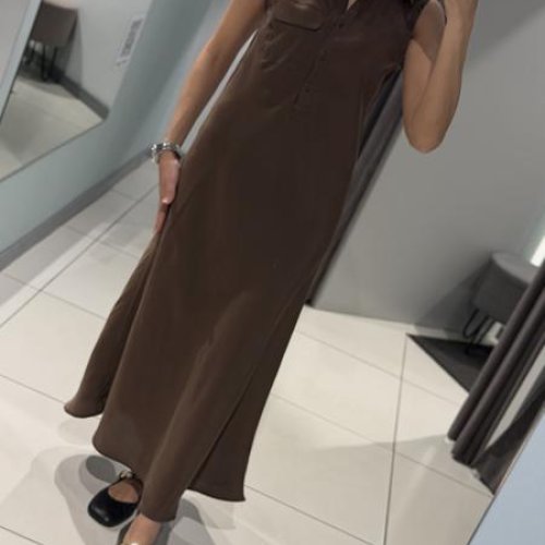 Платье Comod (S-L) H2395-1 brown (лето) Comod H2395-1 brown