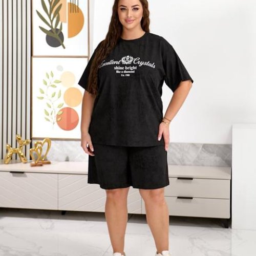 Костюм Lelis (52-58) 1137 black (лето) Lelis 1137 black