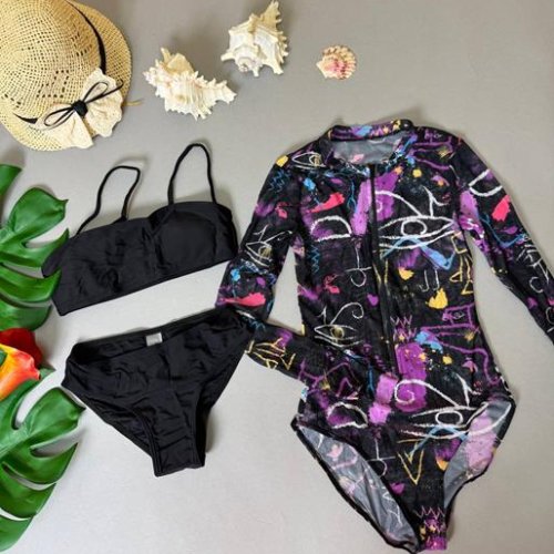 Комплект Sun&Sea (32-40) 05067 black-purple (лето) Sun&Sea 05067 black-purple