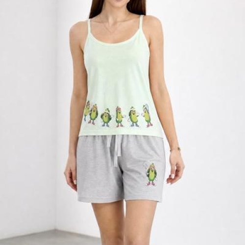 Пижама Trikotag (S-XL) 60160 l.green (лето) Trikotag 60160 l.green