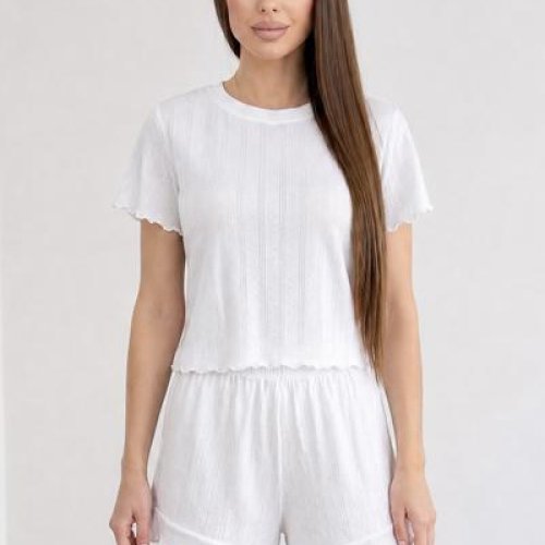 Пижама Trikotag (S-XL) 314 white (лето) Trikotag 314 white