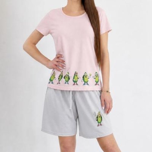 Пижама Trikotag (S-XL) 601156 pink (лето) Trikotag 601156 pink