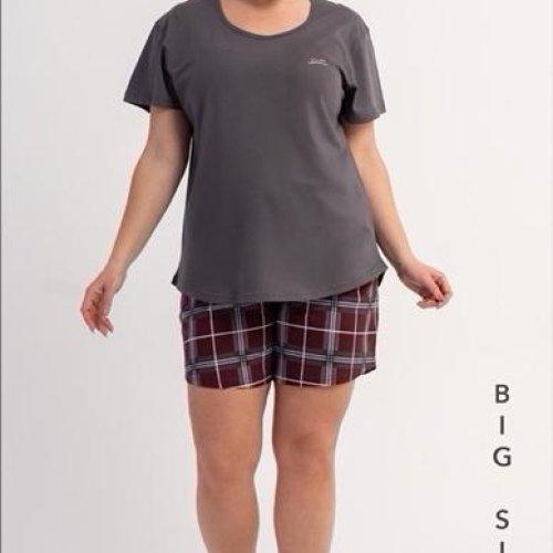 Пижама Trikotag (XL-4XL) TR123 grey (лето) Trikotag TR123 grey