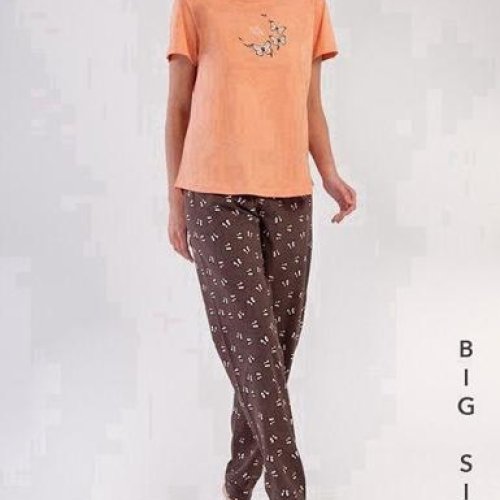 Пижама Trikotag (XL-4XL) TR110 peach (лето) Trikotag TR110 peach