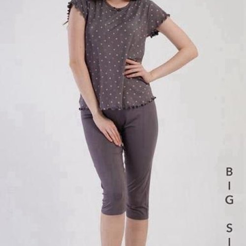 Пижама Trikotag (XL-4XL) TR115 grey (лето) Trikotag TR115 grey