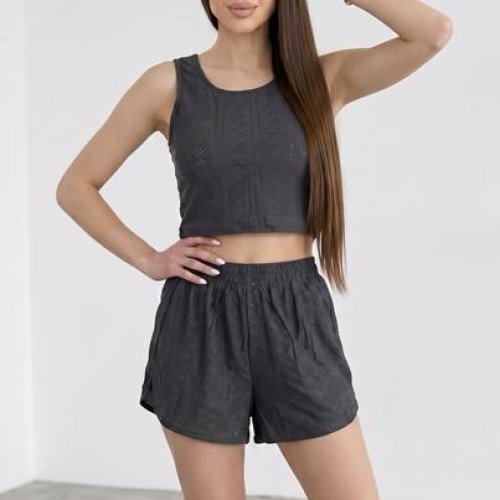 Пижама Trikotag (S-XL) 195 d.grey (лето) Trikotag 195 d.grey