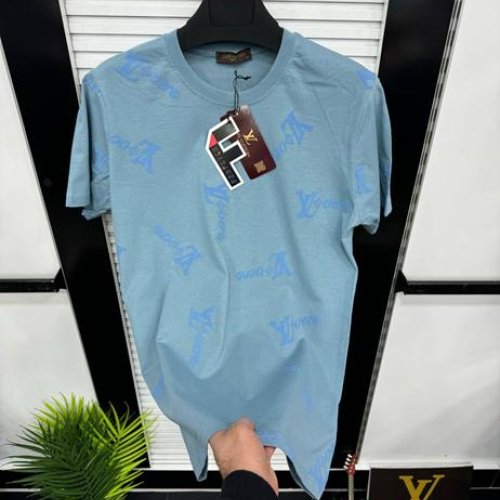 Футболка Hous Of Timur (S-2XL) HT2723 l.blue (лето) Hous Of Timur HT2723 l.blue