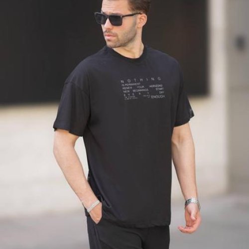 Футболка Hous Of Timur (M-2XL) HT2734 black (лето) Hous Of Timur HT2734 black