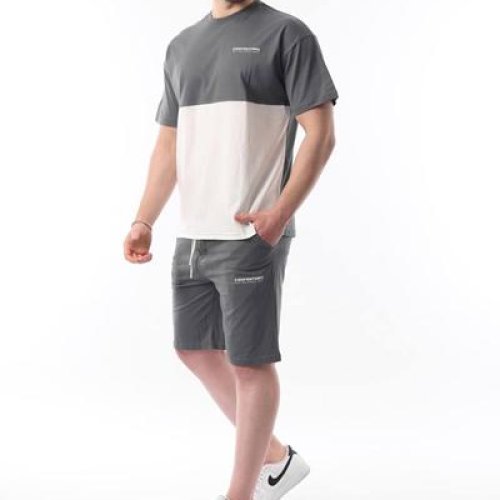 Костюм спорт Hous Of Timur (S-2XL) HT2810 grey (лето) Hous Of Timur HT2810 grey