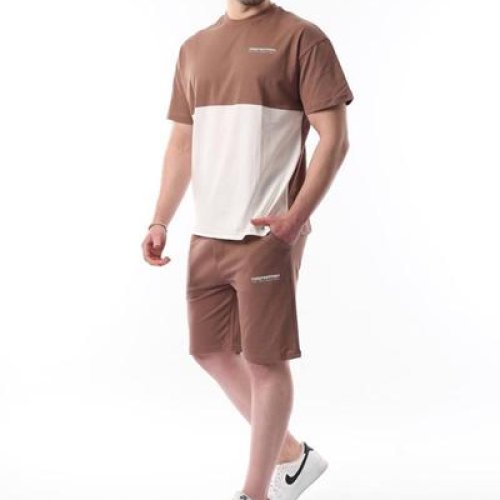 Костюм спорт Hous Of Timur (S-2XL) HT2811 brown (лето) Hous Of Timur HT2811 brown