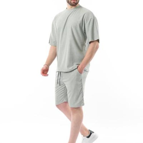 Костюм спорт Hous Of Timur (S-2XL) HT2816 grey (лето) Hous Of Timur HT2816 grey