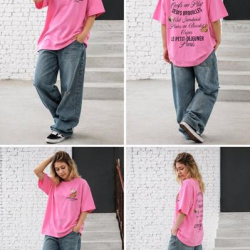 Футболка Karolina (32-42) KR664 pink (лето) Karolina KR664 pink