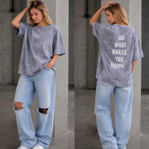 Футболка Karolina (32-42) KR667 grey (лето) Karolina KR667 grey