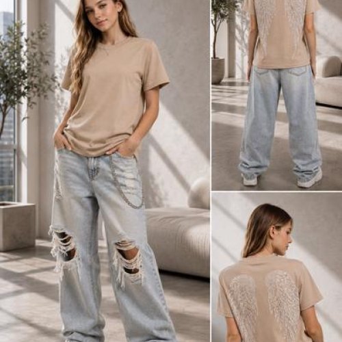 Футболка Karolina (34-42) KR686 beige (лето) Karolina KR686 beige