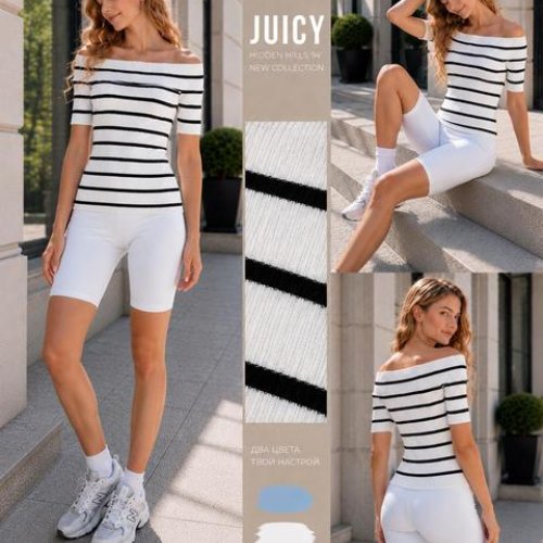 Велосипедки Karolina (34-42) KR727 white (лето) Karolina KR727 white