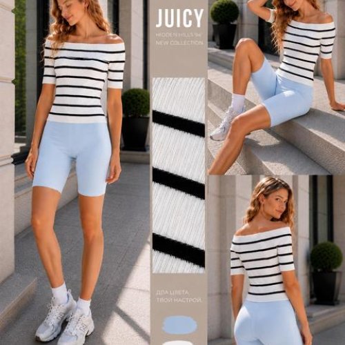 Костюм Karolina (34-42) KR734 l.blue (лето) Karolina KR734 l.blue