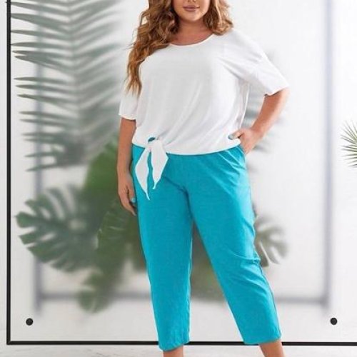 Капри BAT (50-60) 2121-6 l.blue (лето) BAT 2121-6 l.blue