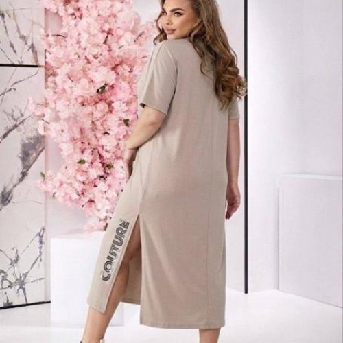 Платье BAT (50-60) 600-4 beige (лето) BAT 600-4 beige