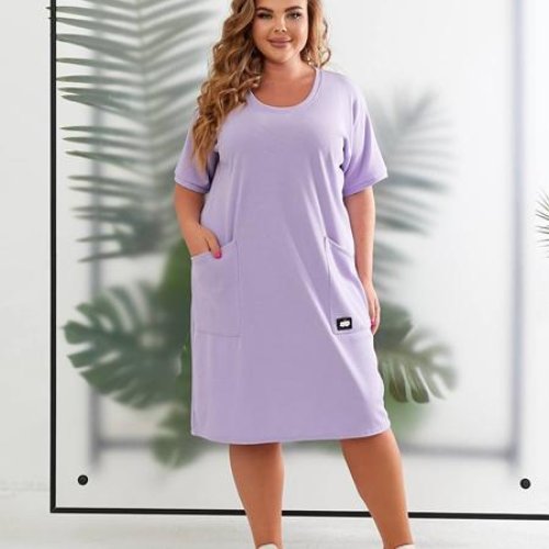 Платье BAT (50-60) 89-5 lilac (лето) BAT 89-5 lilac