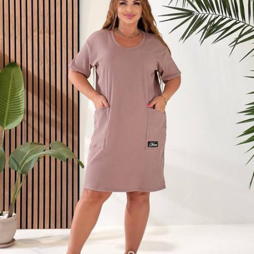 Платье BAT (50-60) 89-7 beige (лето) BAT 89-7 beige