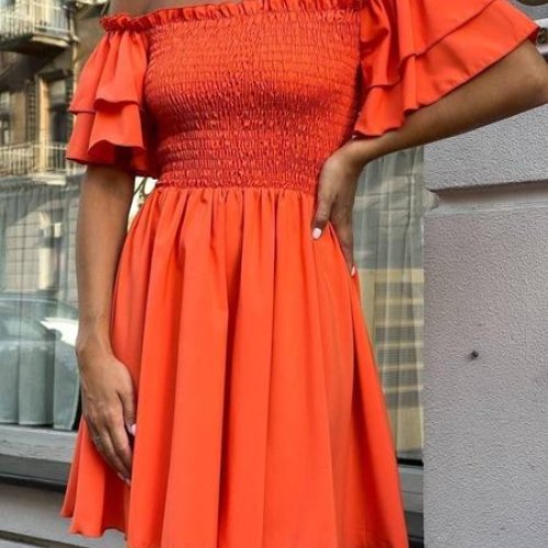 Платье Arina (42-48) 1512 orange (лето) Arina 1512 orange
