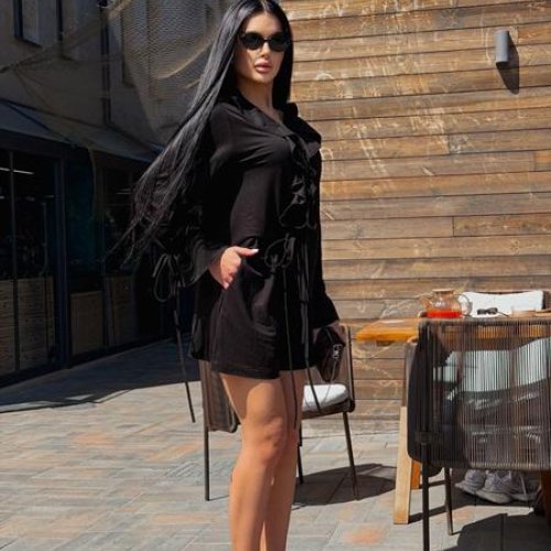 Костюм Arina (42-48) 1758 black (лето) Arina 1758 black