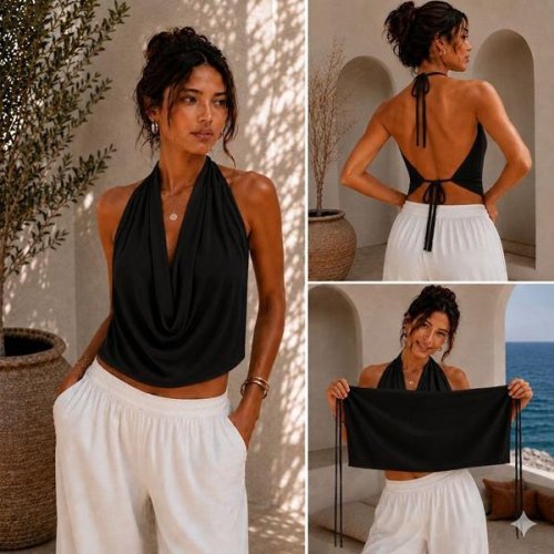 Топ Arina (one size) 1766 black (лето) Arina 1766 black