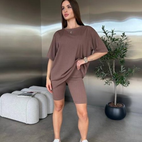 Костюм Arina (42-48) 4274 brown (лето) Arina 4274 brown