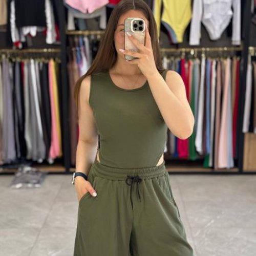 Костюм Arina (42-48) 4283 khaki (лето) Arina 4283 khaki
