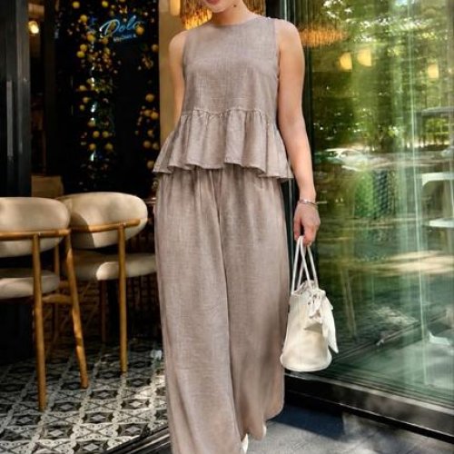 Костюм Arina (42-48) 5186 beige (лето) Arina 5186 beige