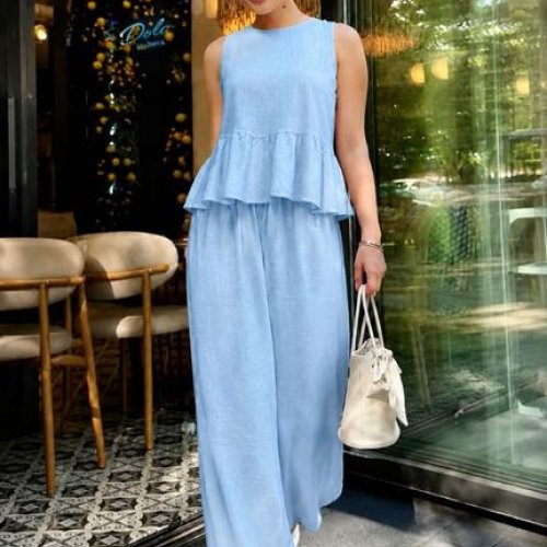 Костюм Arina (42-48) 5186 l.blue (лето) Arina 5186 l.blue