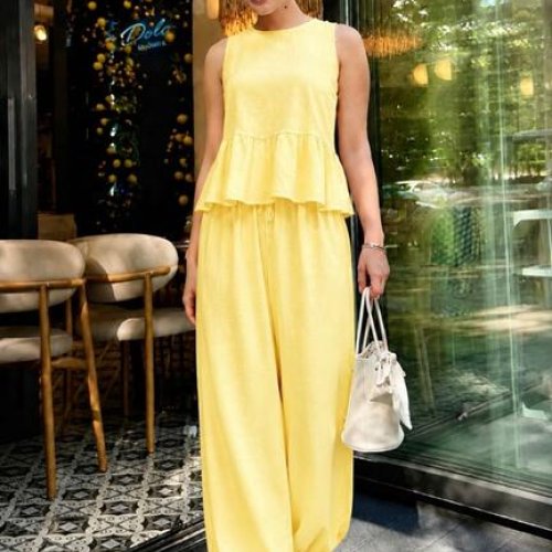 Костюм Arina (42-48) 5186 yellow (лето) Arina 5186 yellow