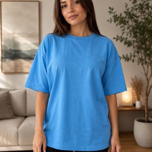 Футболка Arina (42-50) 7427 l.blue (лето) Arina 7427 l.blue