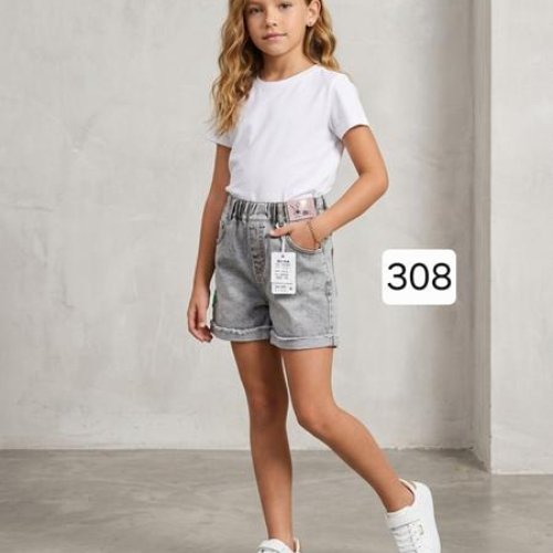 Шорты Фунтик (8-12) 308 grey (лето) Фунтик 308 grey