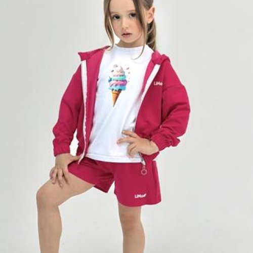 Костюм LiMa kids (98-122) 2614 wine (лето) LiMa kids 2614 wine