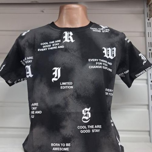 Футболка Panda (S-2XL) 1932 black (лето) Panda 1932 black