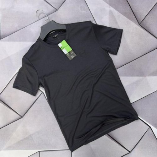 Футболка Rassul (S-2XL) 67546 black (лето) Rassul 67546 black