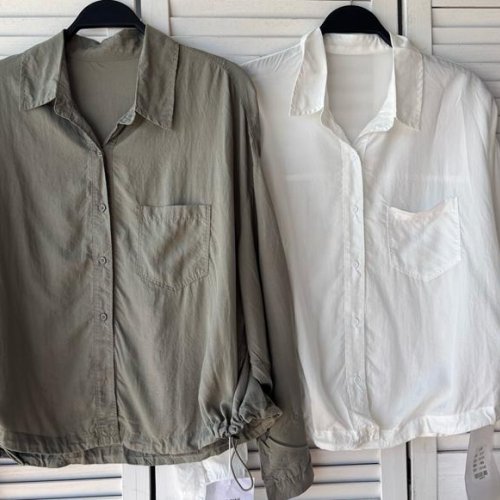 Рубашка DIVO (one size) DV1165 khaki (деми) DIVO DV1165 khaki