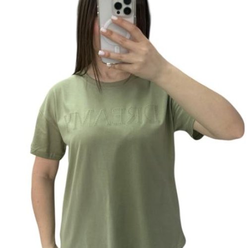 Футболка Elena&Vika (46-50) 25052 khaki (лето) Elena&Vika 25052 khaki