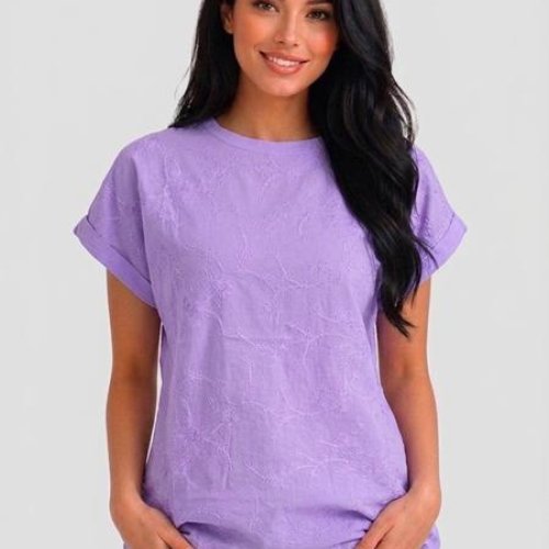 Футболка Elena&Vika (48-54) 26006 lilac (лето) Elena&Vika 26006 lilac