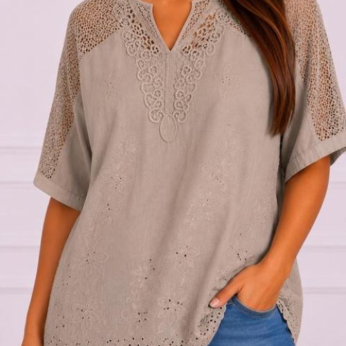 Блузка LeVisha (50-56) 26032 beige (лето) LeVisha 26032 beige