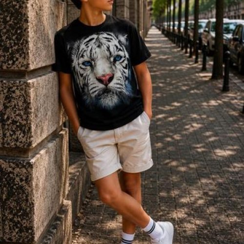Футболка MMZ (10-14) M1762 black (лето) MMZ M1762 black