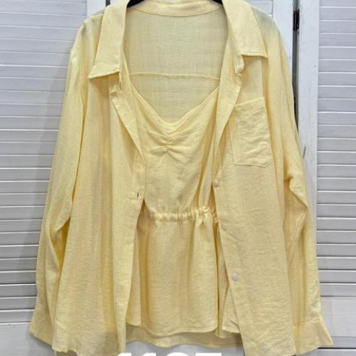 Рубашка DIVO (one size) 1187 yellow (деми) DIVO 1187 yellow