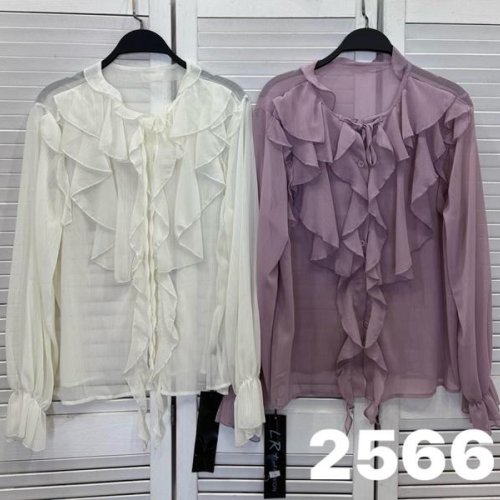Блузка DIVO (one size) 2566 white (деми) DIVO 2566 white