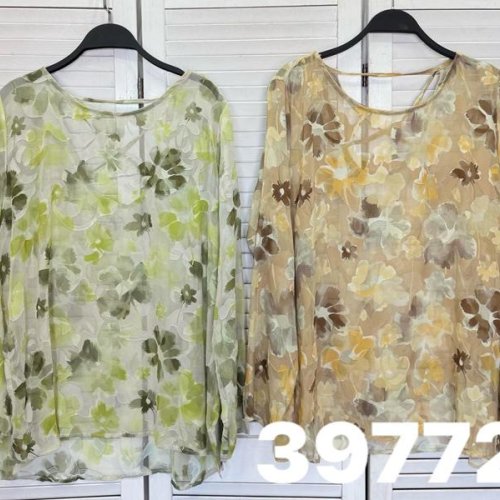Блузка DIVO (one size) 39772 green (деми) DIVO 39772 green