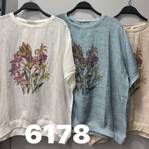 Футболка DIVO (one size) 6178 l.blue (лето) DIVO 6178 l.blue